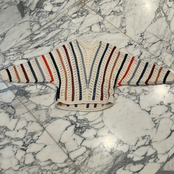 Black Tape Striped Knit Sweater - Picture 2 of 5